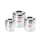 Ebun Stainless Steel Small Container Set (Pack of 3)
