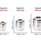 Ebun Stainless Steel Small Container Set (Pack of 3)