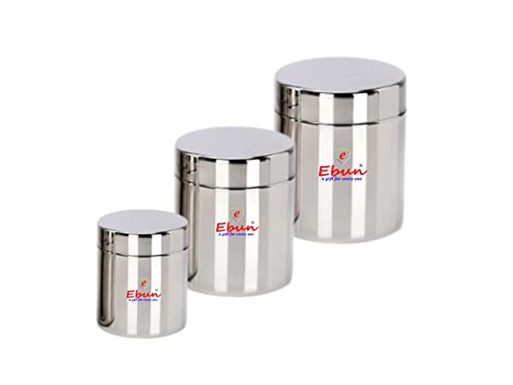 Stainless Steel Coffee Tea and Sugar Containers
