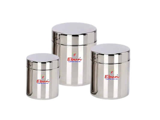 Stainless Steel Coffee Tea and Sugar Containers