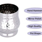 Ebun Hand Hammered Stainless Steel Drinking Glass Set 300 Ml