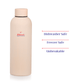 Ebun Matte Finish Double Walled Vacuum Insulated Stainless Steel Water Bottle (Set of 1) - 700 Ml