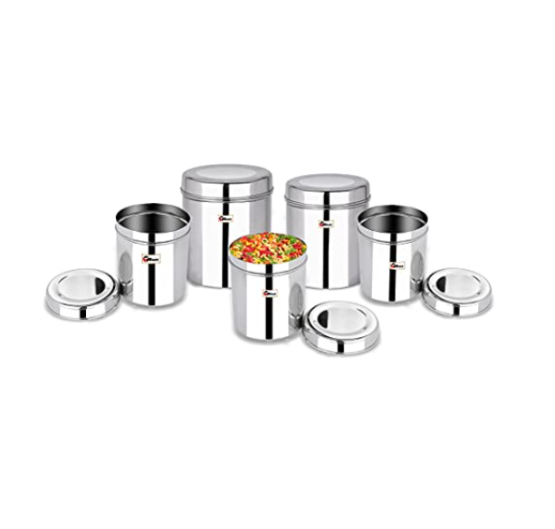 Mirror Polished Storage Containers